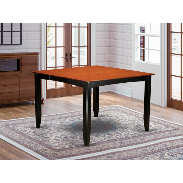 Rosalind Wheeler Dunnes Extendable Solid Wood Dining Table Wayfair